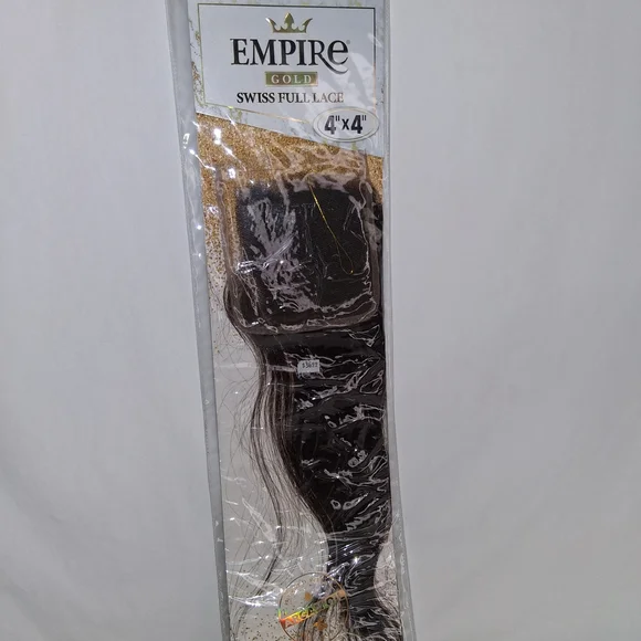 Empire Gold Swiss Full Lace Hair Accessory - Black - Picture 2 of 9